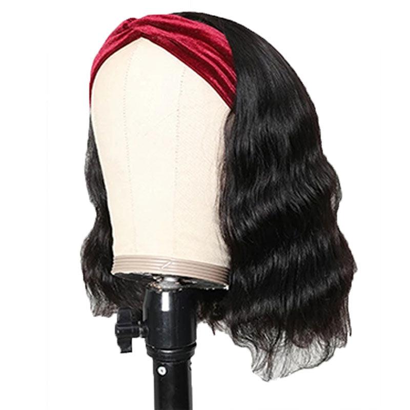 Afro Kinky Curly Short Bob Wigs Headband Wigs for Black Women Water Wave Synthetic Hair Wigs Wigs For Black Women Cosplay Wigs For Women Stevvex