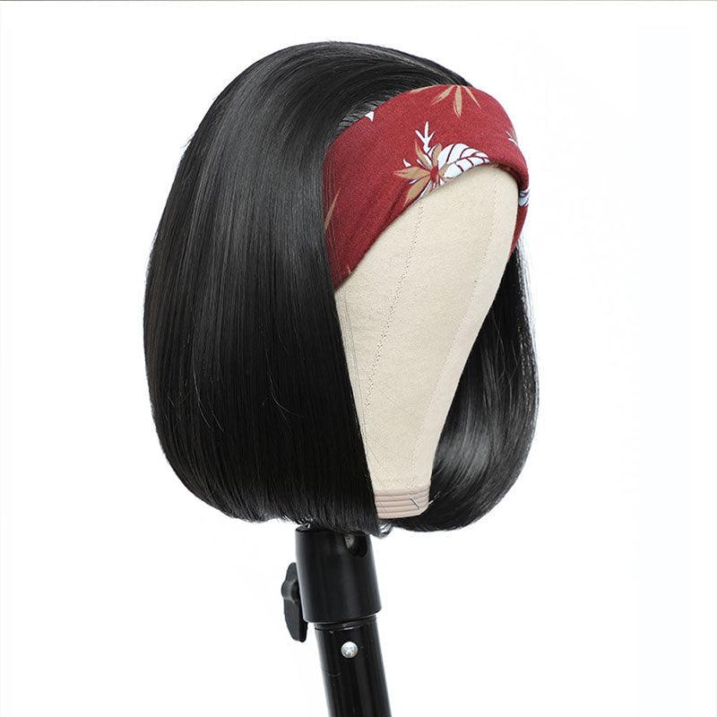 Afro Kinky Curly Short Bob Wigs Headband Wigs for Black Women Water Wave Synthetic Hair Wigs Wigs For Black Women Cosplay Wigs For Women Stevvex