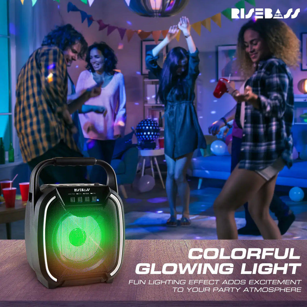 8" 600 watt Speaker - Portable Wireless Bluetooth Speaker with TWS Function Pi-Mart
