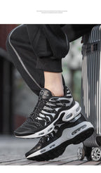 Air Cushion Mans Sport Running Shoes Breathable Sneakers Summer Tennis Outdoor Training Racing Lightweight Running Gym Sneakers Jogging Walking Mens Sneakers Stevvex