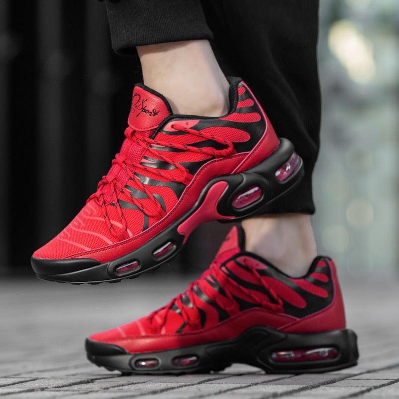 Air Cushion Mans Sport Running Shoes Breathable Sneakers Summer Tennis Outdoor Training Racing Lightweight Running Gym Sneakers Jogging Walking Mens Sneakers Stevvex