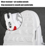 Air Cushion Mens Comfortables Sneakers Breathable Non Slip Casual Lightweight Running Gym Sneakers Jogging Walking Couples Outdoor Gym Sport Mens Sneakers Stevvex