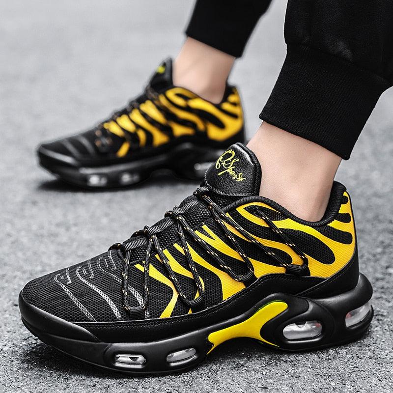 Air Cushion Mens Comfortables Sneakers Breathable Non Slip Casual Lightweight Running Gym Sneakers Jogging Walking Couples Outdoor Gym Sport Mens Sneakers Stevvex