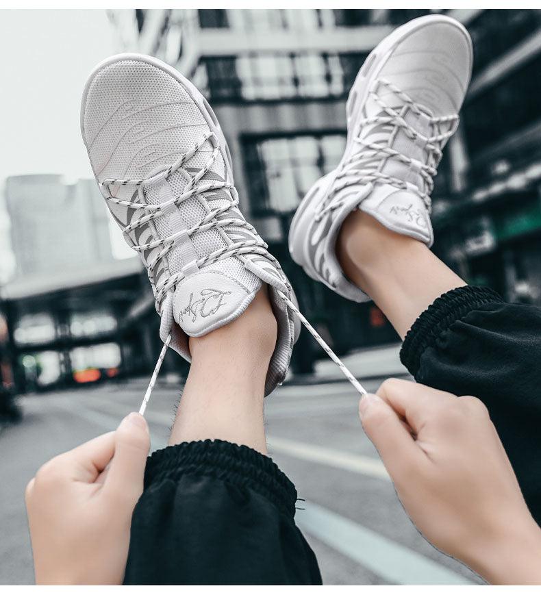 Air Cushion Mens Comfortables Sneakers Breathable Non Slip Casual Lightweight Running Gym Sneakers Jogging Walking Couples Outdoor Gym Sport Mens Sneakers Stevvex