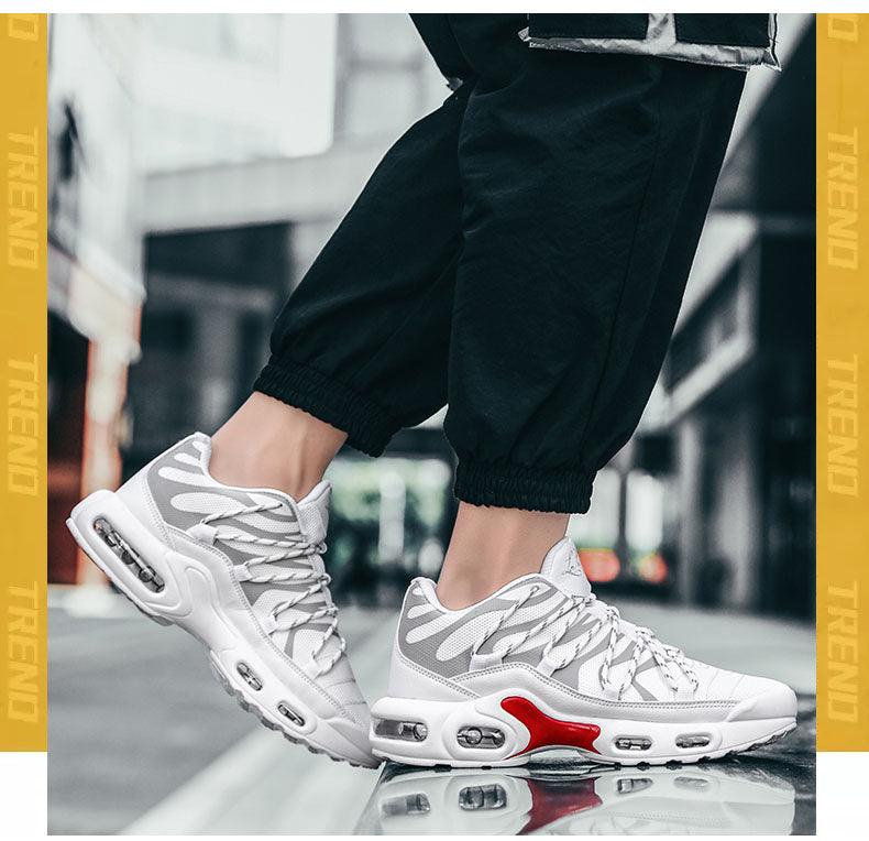 Air Cushion Mens Comfortables Sneakers Breathable Non Slip Casual Lightweight Running Gym Sneakers Jogging Walking Couples Outdoor Gym Sport Mens Sneakers Stevvex