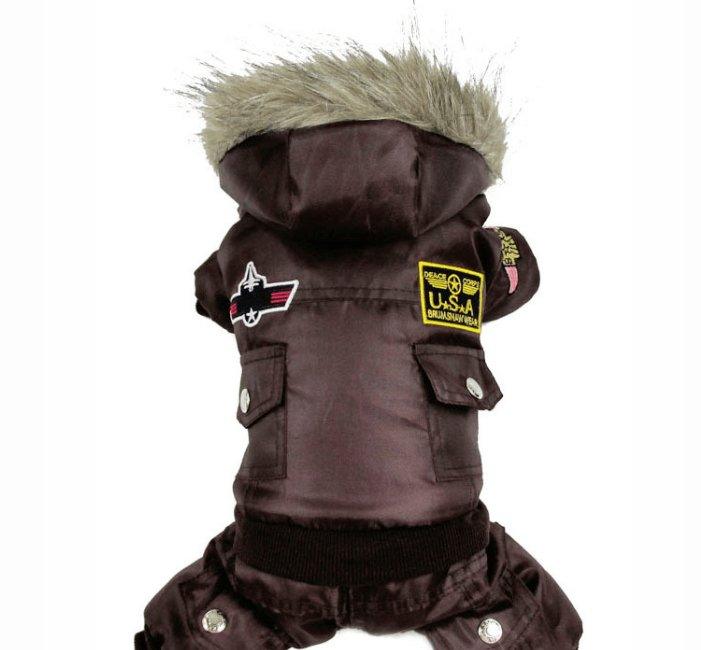 Air Force Inspired Four-Legged Pet Suit - Stylish Autumn And Winter Coats For Dogs Lootquake LLC