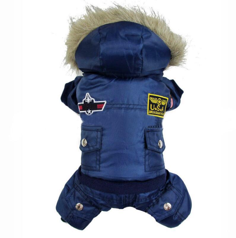 Air Force Inspired Four-Legged Pet Suit - Stylish Autumn And Winter Coats For Dogs Lootquake LLC