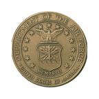 Air Force Service Medallion, Brass Air Force Medallion The Military Gift Store