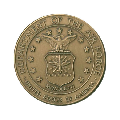 Air Force Service Medallion, Brass Air Force Medallion The Military Gift Store