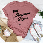 Airplane Mode Tee Peachy Sunday