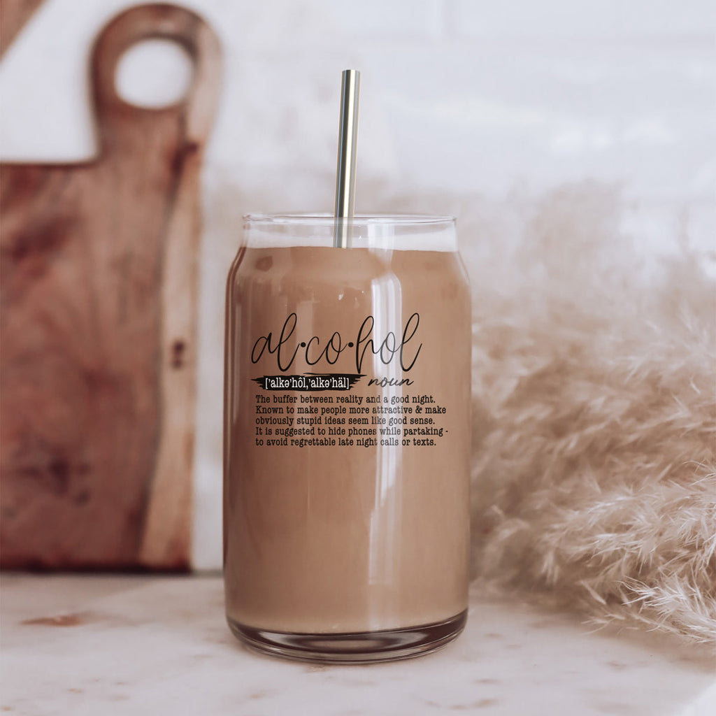 17oz Glass Tumbler With Bamboo Lid And Straw Reusable Insulated Cup For Coffee Tea Beer BandsCo Straps