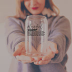 17oz Glass Tumbler With Bamboo Lid And Straw Reusable Insulated Cup For Coffee Tea Beer BandsCo Straps