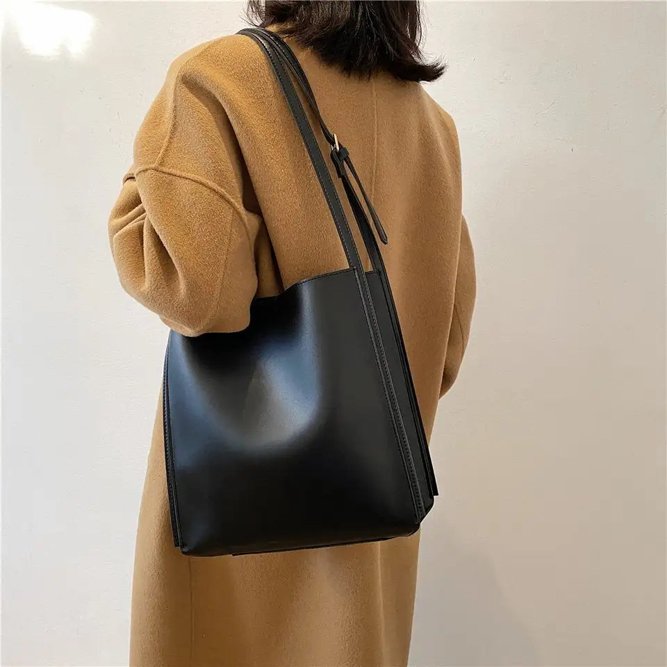 Olives Vegan Leather Tote Pi-Mart