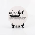 Funny Drink Definition Coasters Set Dictionary Quote Coasters For Bar And Countertop Decor BandsCo Straps