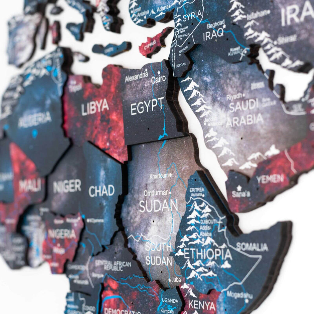 3D Wooden World Map Alcor Enjoy The Wood