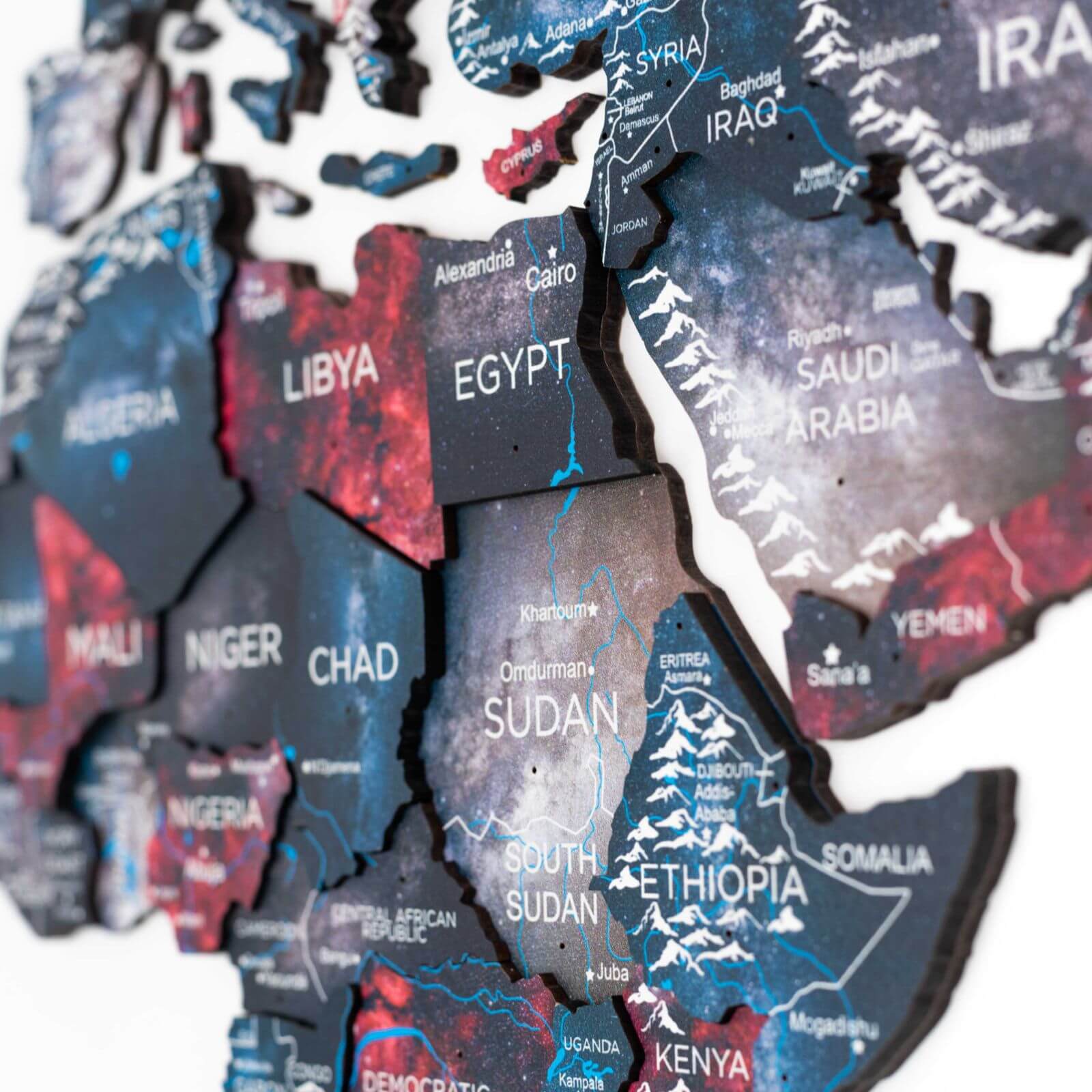 3D Wooden World Map Alcor Enjoy The Wood