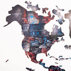 3D Wooden World Map Alcor Enjoy The Wood