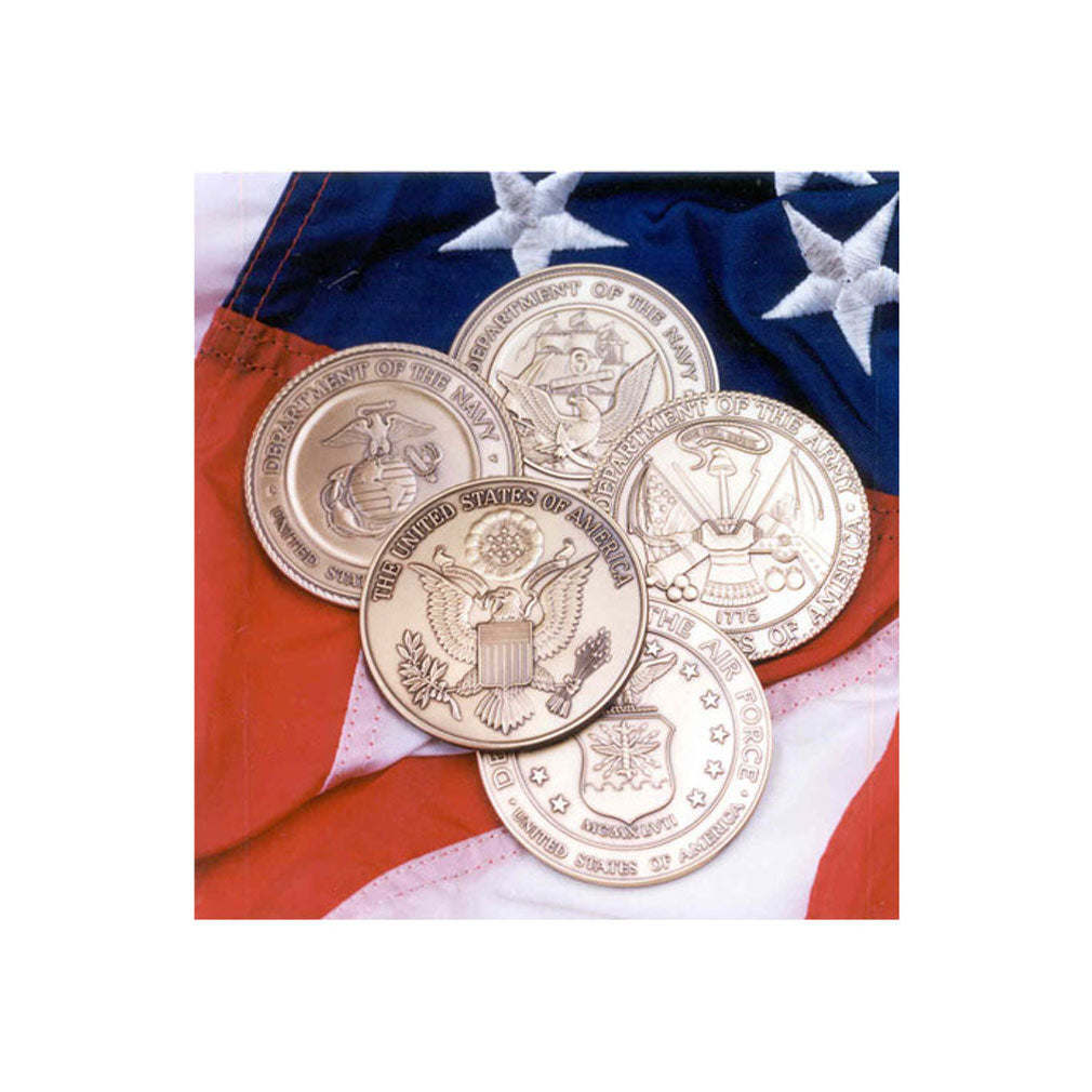Marine Corps Brass service medallion The Military Gift Store
