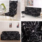All black flower printed Chair Cover Washable Removable big elastic seat Covers Slipcovers Stretch for banquet hotel arm wedding Stevvex