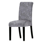 All black flower printed Chair Cover Washable Removable big elastic seat Covers Slipcovers Stretch for banquet hotel arm wedding Stevvex