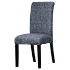 All black flower printed Chair Cover Washable Removable big elastic seat Covers Slipcovers Stretch for banquet hotel arm wedding Stevvex