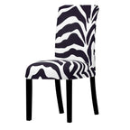 All black flower printed Chair Cover Washable Removable big elastic seat Covers Slipcovers Stretch for banquet hotel arm wedding Stevvex