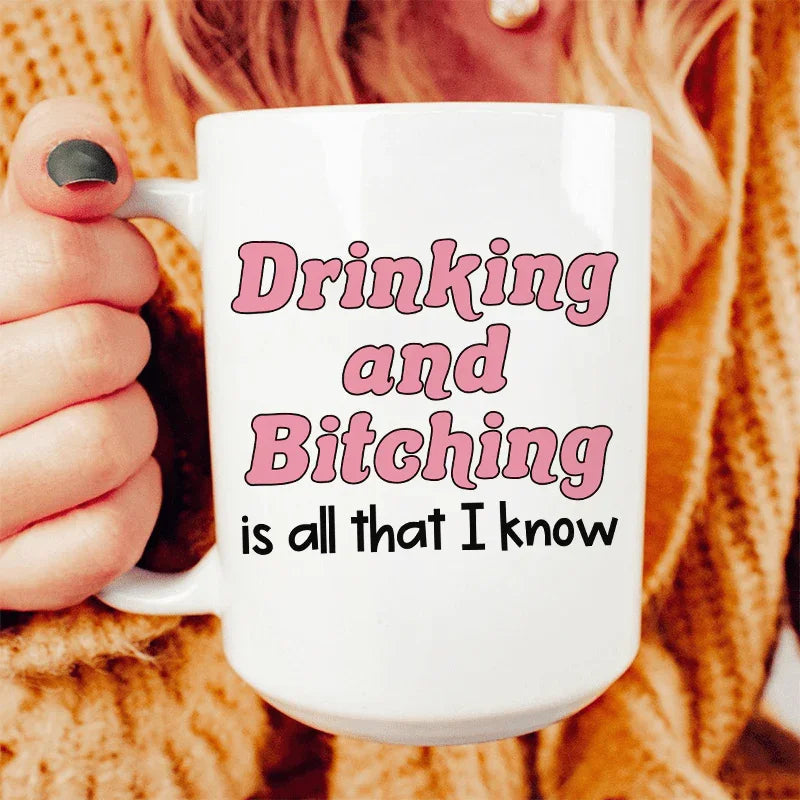 All I Know Ceramic Mug 15 oz Peachy Sunday