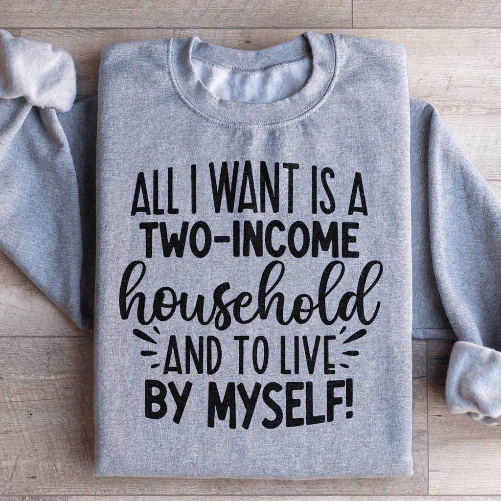 All I Want Sweatshirt Peachy Sunday