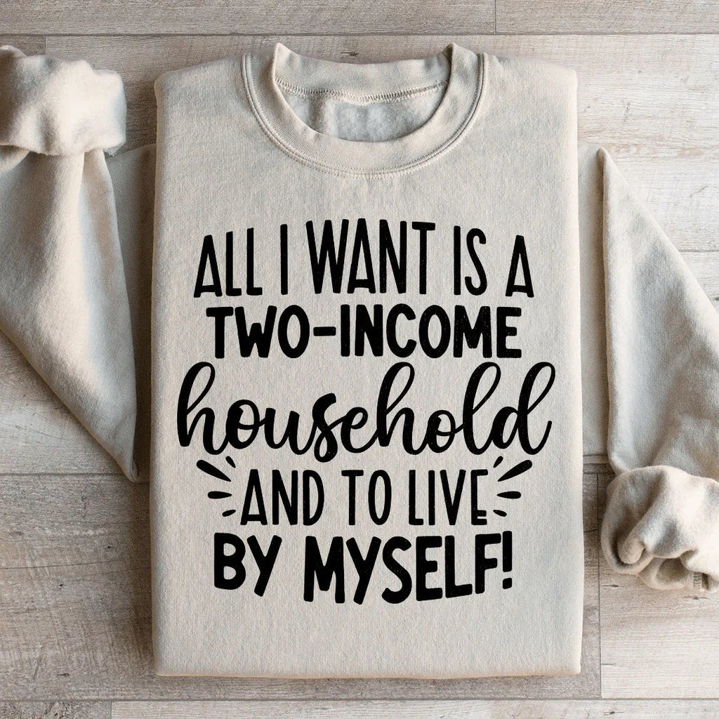 All I Want Sweatshirt Peachy Sunday