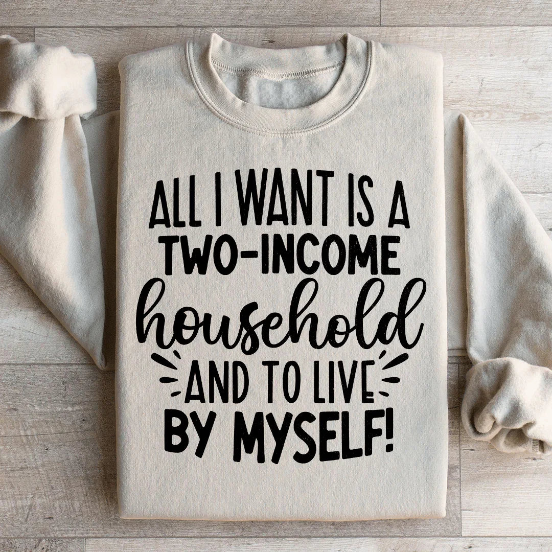 All I Want Sweatshirt Peachy Sunday