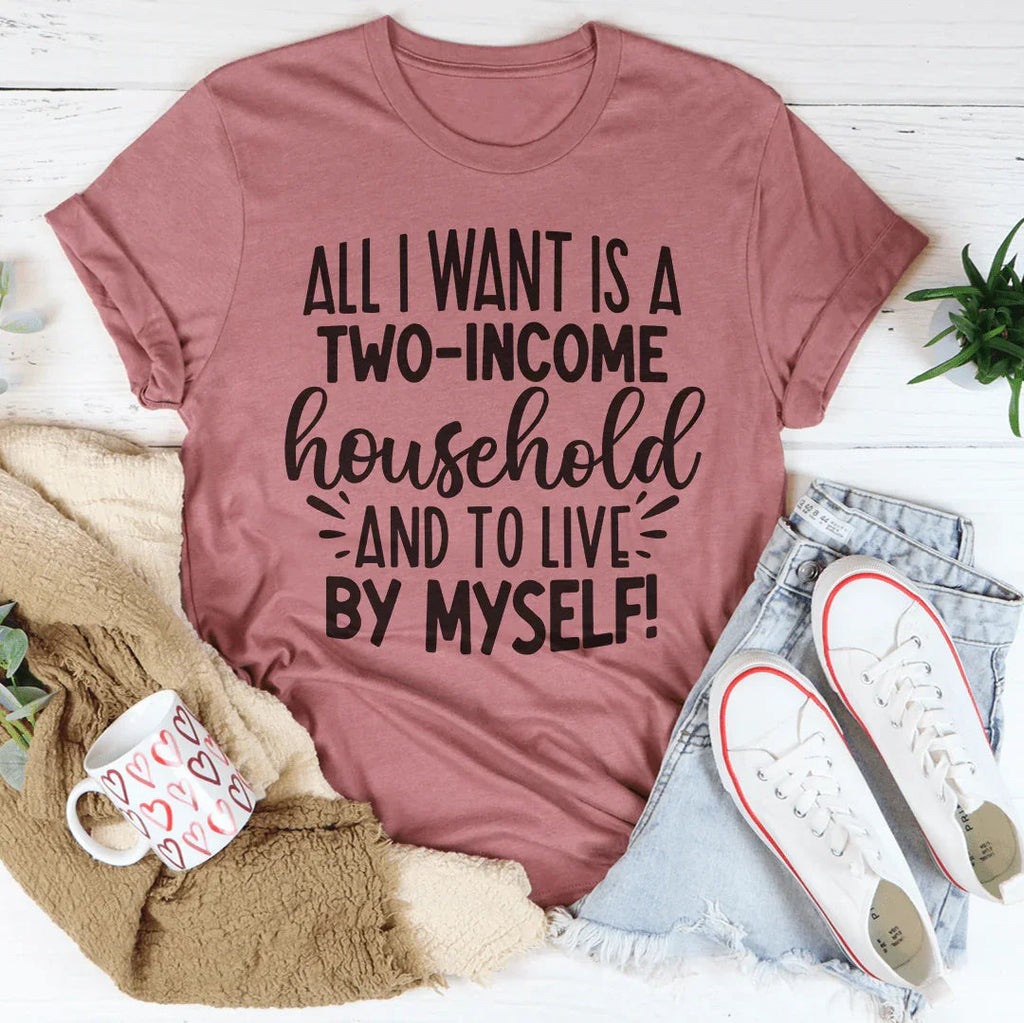 All I Want Tee Peachy Sunday