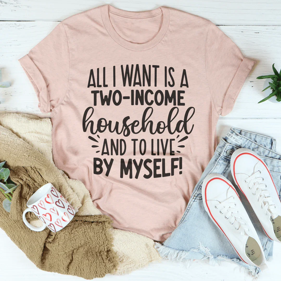 All I Want Tee Peachy Sunday