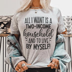 All I Want Tee Peachy Sunday