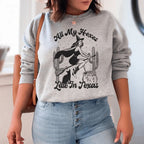 All My Hexas Live In Texas Sweatshirt Peachy Sunday