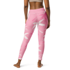 CoastFlex Sport Pink Palms Leggings