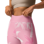 CoastFlex Sport Pink Palms Leggings