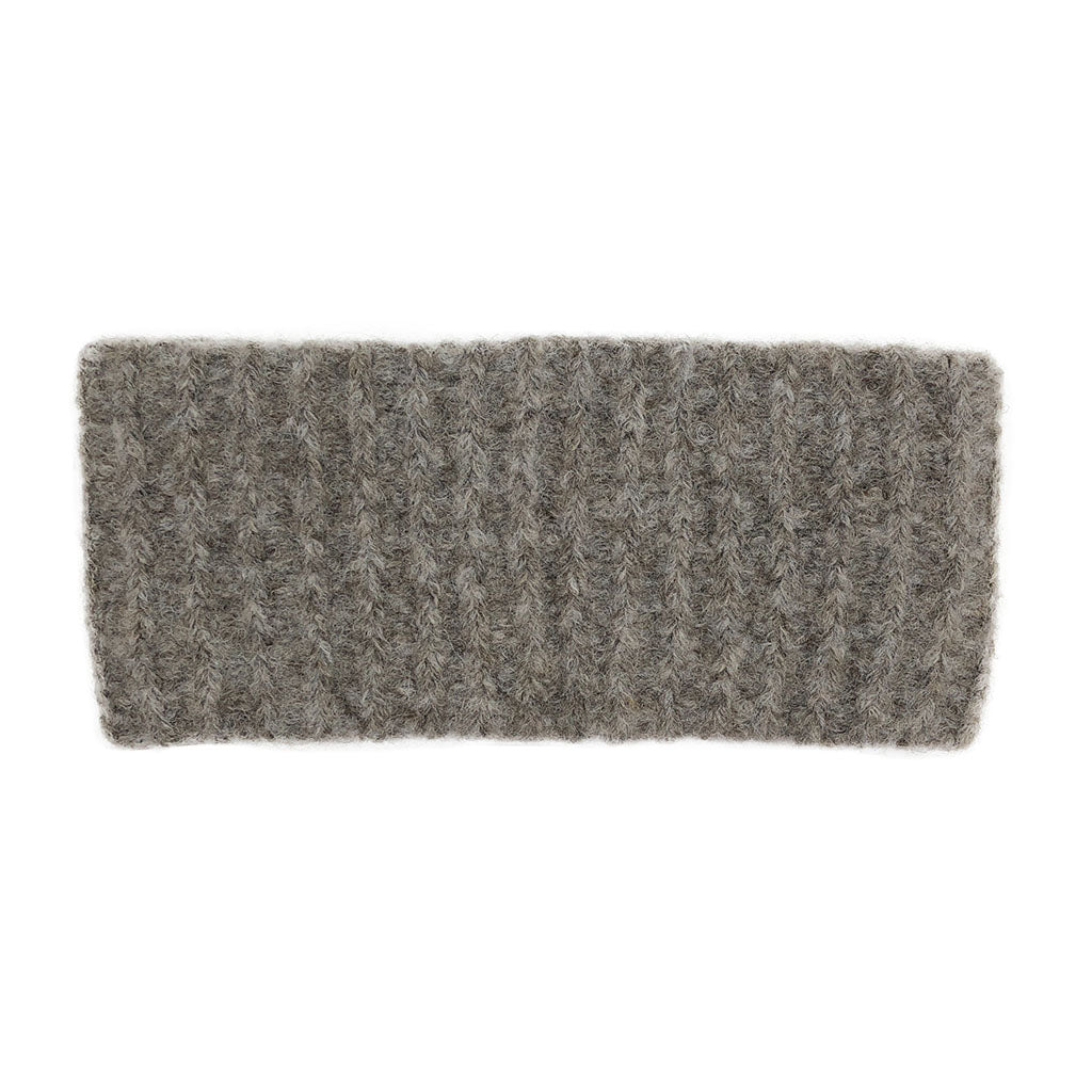 Alpaca Ear Warmer Ribbed Double Layer Lightweight Knitted Cozy Winter Headband BandsCo Straps