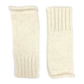 Alpaca Fingerless Knit Gloves Long Ribbed Cuff Winter Gloves Thumb Slit BandsCo Straps