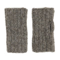 Alpaca Fingerless Ribbed Gloves With Thumb Slit Warm Autumn Wrist BandsCo Straps