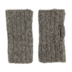 Alpaca Fingerless Ribbed Gloves With Thumb Slit Warm Autumn Wrist BandsCo Straps
