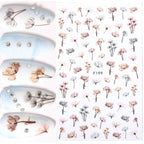 Alphabet Love Shaped  Pattern 3D Nail Stickers Slider Valentine Day Decals Foil For Love Nail Art Decoration Pop Art Nail Stickers Sexy Girl Designs Comics Water Transfer Decals Manicure Lips Nail Art Decorations Slider Nail Art Stickers Stevvex