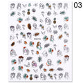Alphabet Love Shaped  Pattern 3D Nail Stickers Slider Valentine Day Decals Foil For Love Nail Art Decoration Pop Art Nail Stickers Sexy Girl Designs Comics Water Transfer Decals Manicure Lips Nail Art Decorations Slider Nail Art Stickers Stevvex