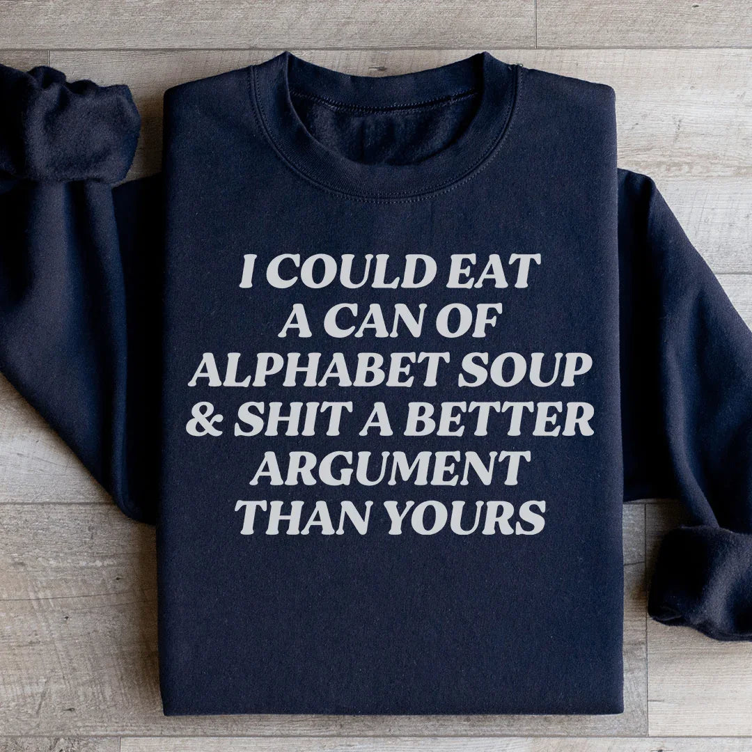Alphabet Soup Sweatshirt Peachy Sunday
