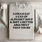 Alphabet Soup Sweatshirt Peachy Sunday