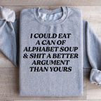 Alphabet Soup Sweatshirt Peachy Sunday