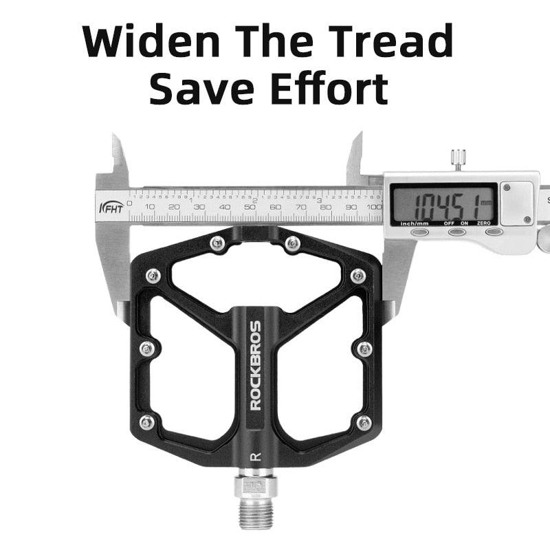 Aluminum Alloy Bicycle Pedals Road Anti-Slip Ultralight Sealed Bearing One-Piece Molding Anti-Oxidation Bike Pedals Mountain Bike Pedals Flat Pedals Nylon Fiber Bicycle Platform Pedals For Road Mountain Stevvex