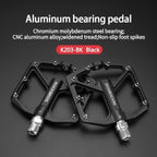 Aluminum Alloy Bicycle Pedals Road Anti-Slip Ultralight Sealed Bearing One-Piece Molding Anti-Oxidation Bike Pedals Mountain Bike Pedals Flat Pedals Nylon Fiber Bicycle Platform Pedals For Road Mountain Stevvex