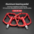 Aluminum Alloy Bicycle Pedals Road Anti-Slip Ultralight Sealed Bearing One-Piece Molding Anti-Oxidation Bike Pedals Mountain Bike Pedals Flat Pedals Nylon Fiber Bicycle Platform Pedals For Road Mountain Stevvex