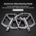 Aluminum Alloy Bicycle Pedals Road Anti-Slip Ultralight Sealed Bearing One-Piece Molding Anti-Oxidation Bike Pedals Mountain Bike Pedals Flat Pedals Nylon Fiber Bicycle Platform Pedals For Road Mountain Stevvex