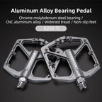 Aluminum Alloy Bicycle Pedals Road Anti-Slip Ultralight Sealed Bearing One-Piece Molding Anti-Oxidation Bike Pedals Mountain Bike Pedals Flat Pedals Nylon Fiber Bicycle Platform Pedals For Road Mountain Stevvex
